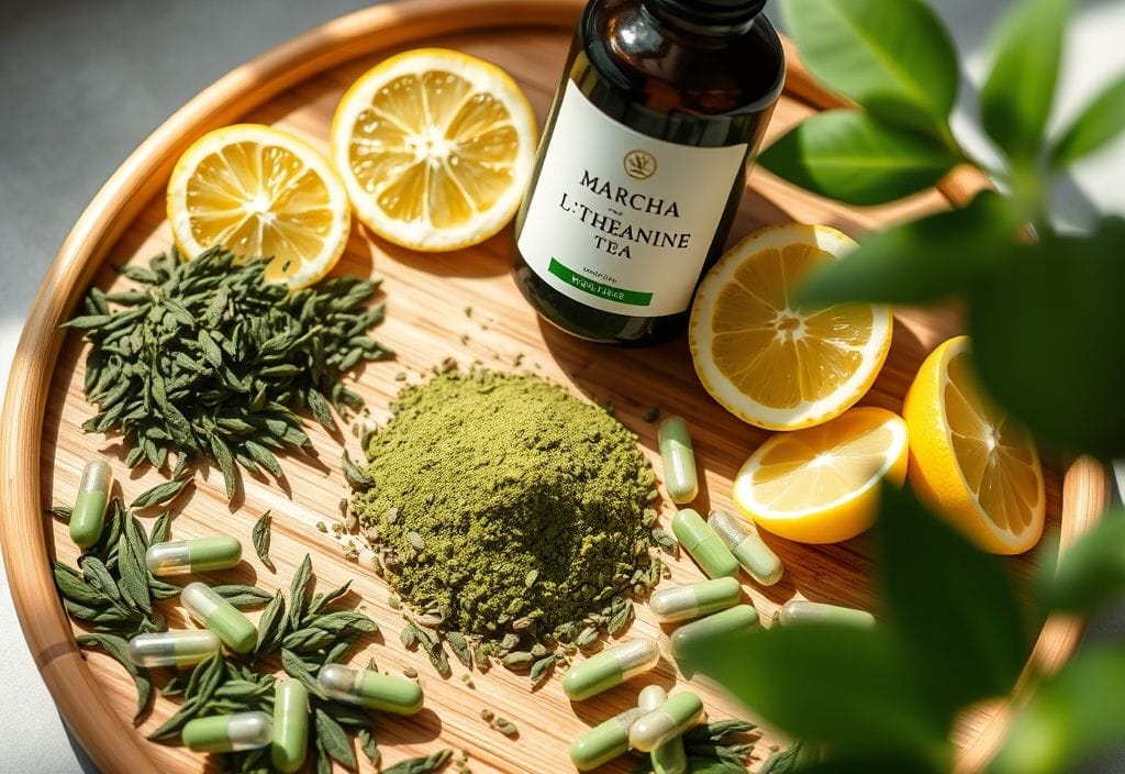 Natural caffeine alternatives like L-theanine and matcha
