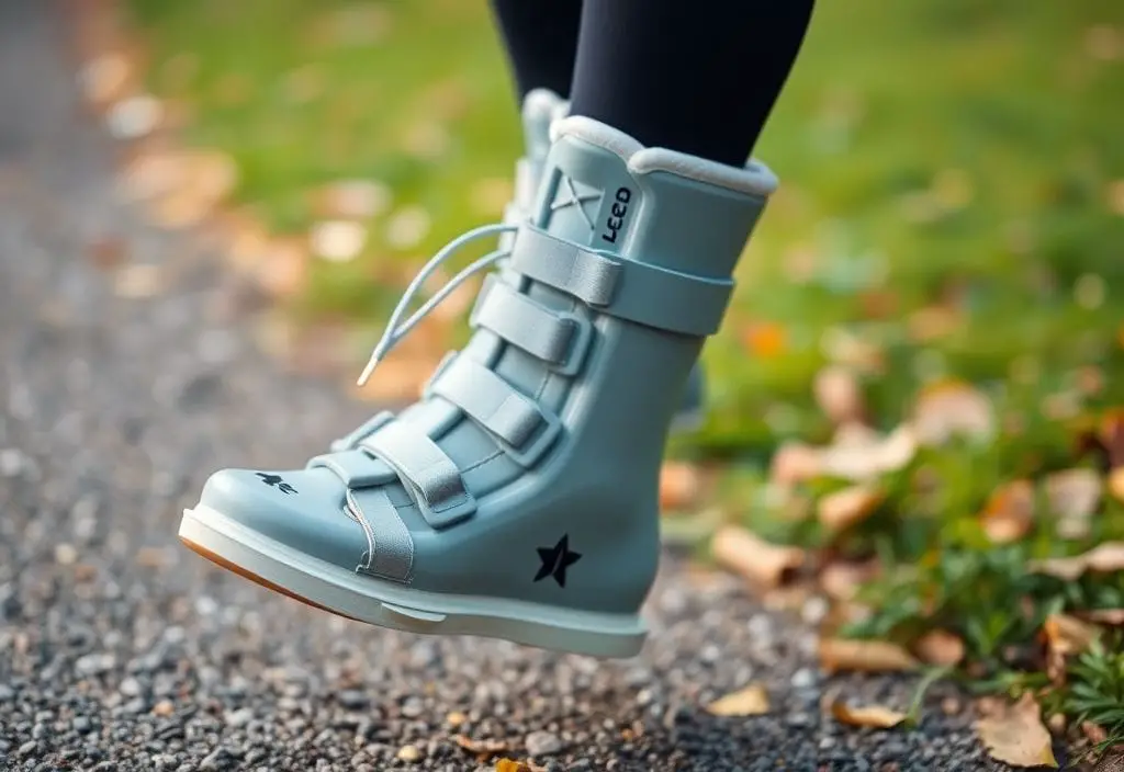 Featured image showing potential side effects of wearing a walking boot.