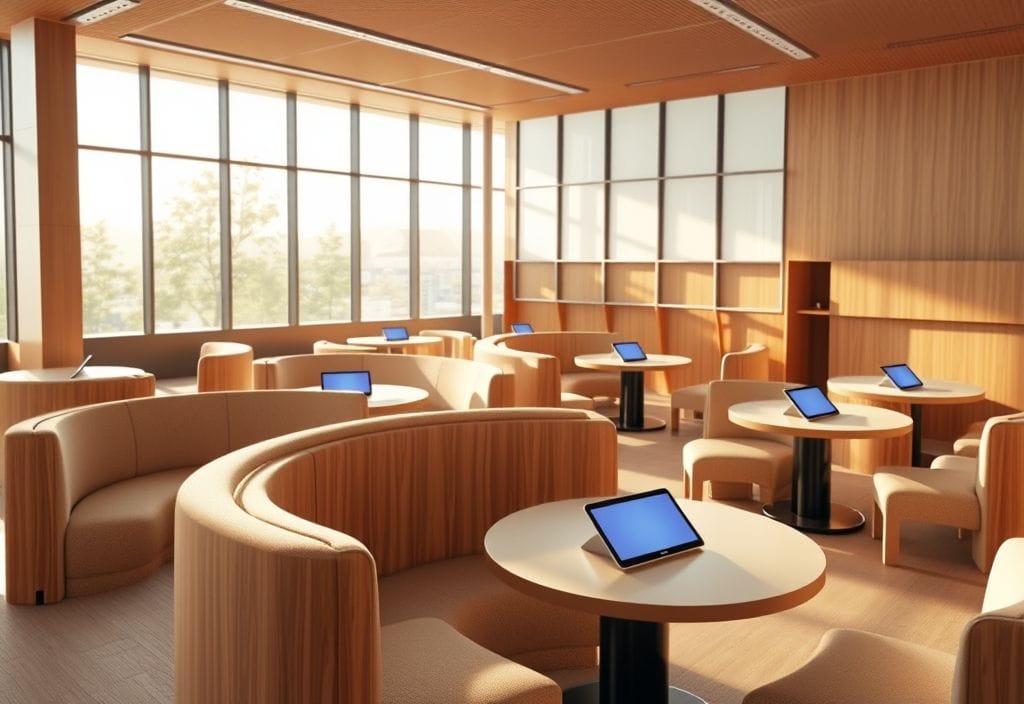 Classroom 15x flexible learning environment with AI-integrated spaces