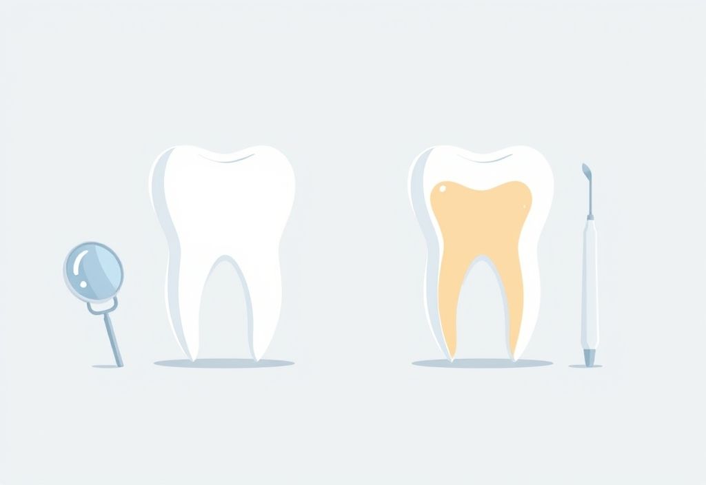 Minimal dental illustration showing permanent solutions to kill tooth pain nerve in 3 seconds permanently.