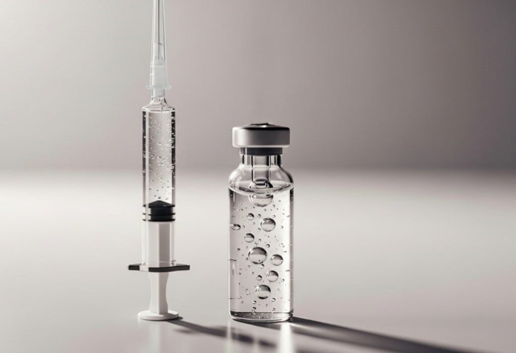 Comparison of lip flip and lip filler products showing the difference in cosmetic treatments
