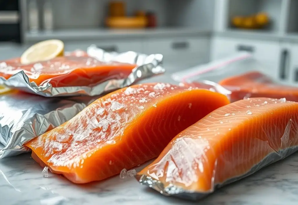 Frozen smoked salmon in different packaging styles – can you freeze smoked salmon