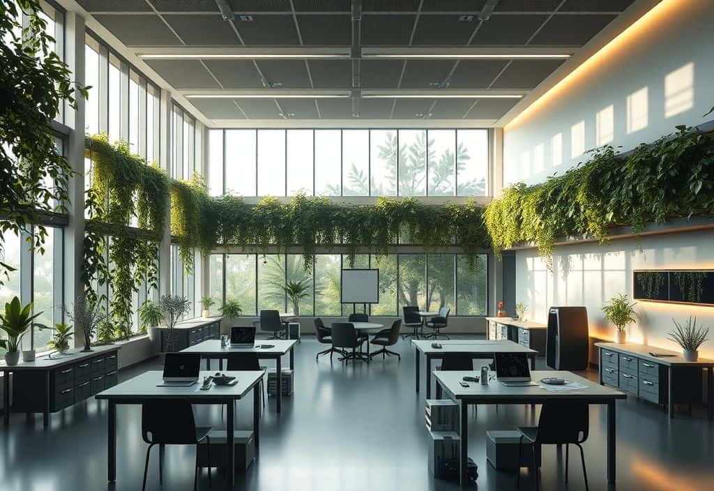 Future-ready Classroom 15x integrating AI and natural elements